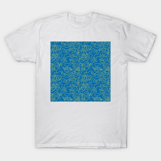 Abstract line art T-Shirt by Ieva Li ART